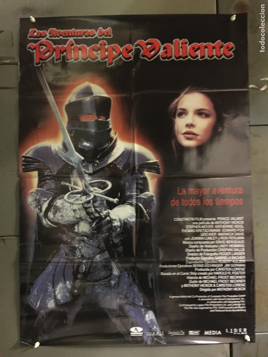Cine: AFH20 LAS AVENTURAS DEL PRINCIPE VALIENTE POSTER ORIGINAL 70X100 ESTRENO h0