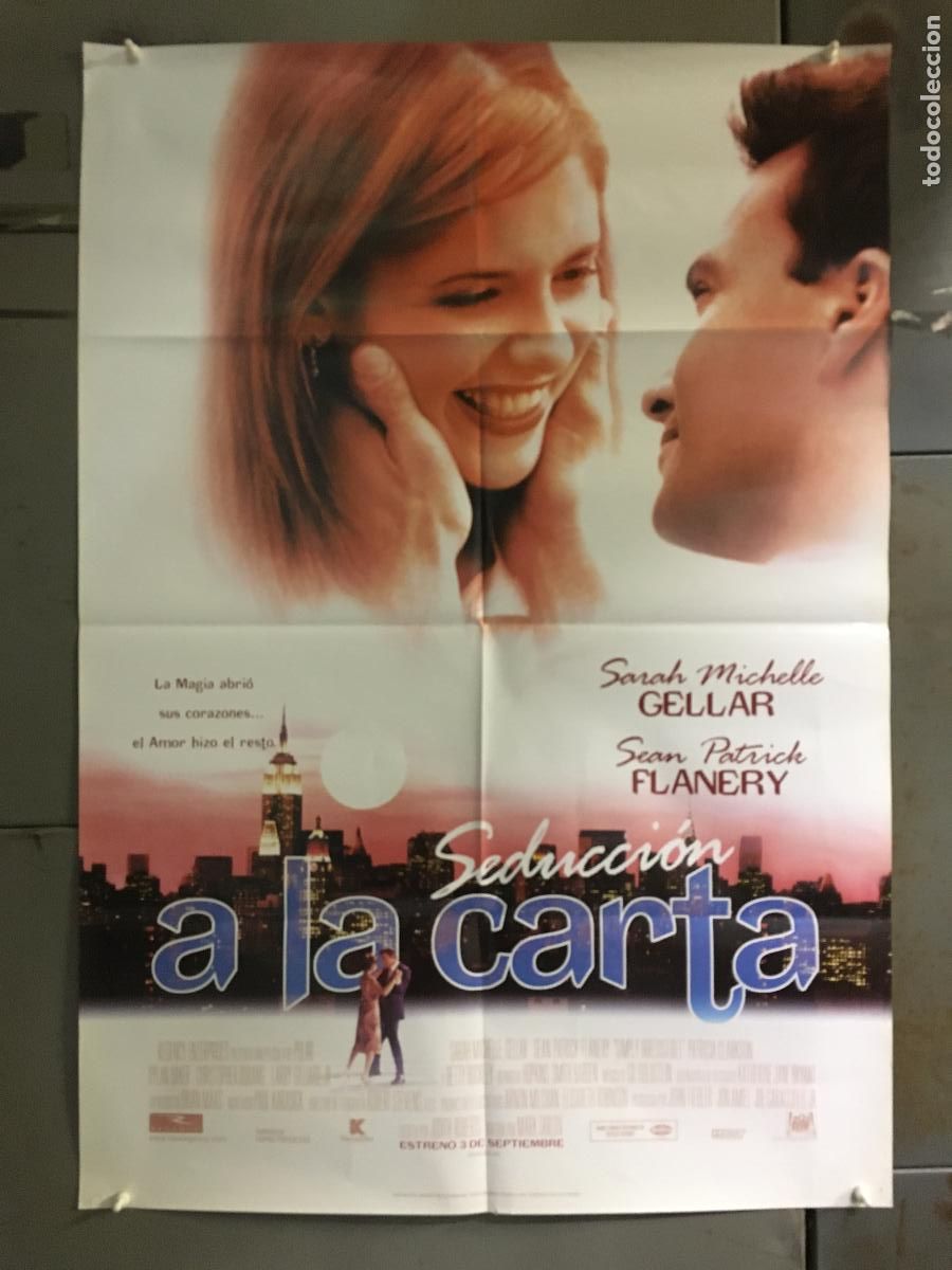 Cinema: AFH28 SEDUCCION A LA CARTA SARAH MICHELLE GELLAR POSTER ORIGINAL ESTRENO 70X100 h0