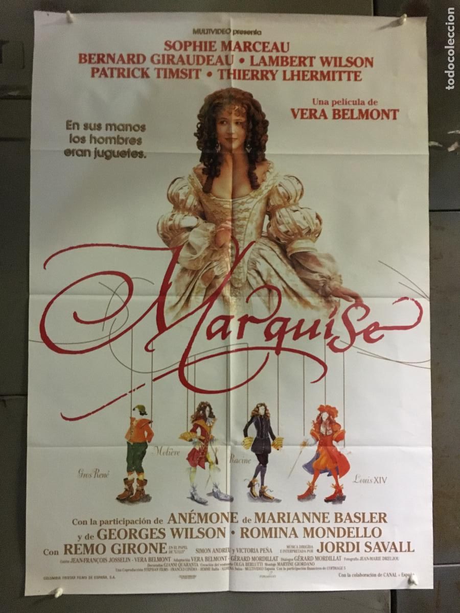 Cine: AFH29 MARQUISE SOPHIE MARCEAU POSTER ORIGINAL ESTRENO 70X100 h0