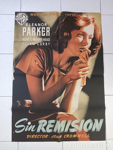 Cine: SMP 2398 SIN REMISION ELEANOR PARKER MCP POSTER ORIGINAL 70X100 ESTRENO LITOGRAFIA