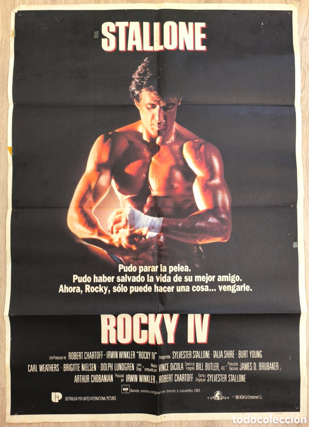 Cin&eacute;ma: RW CARTEL CINE ROCKY IV SYLVESTER STALLONE TALIA SHIRE BURT YOUNG 1985 CC125