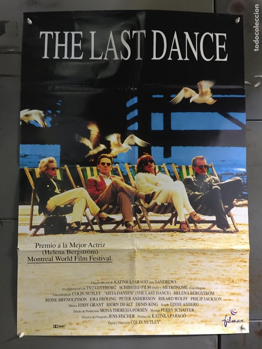 Cine: AFH51 THE LAST DANCE HELENA BERGSTROM POSTER ORIGINAL 70x100 ESTRENO h0