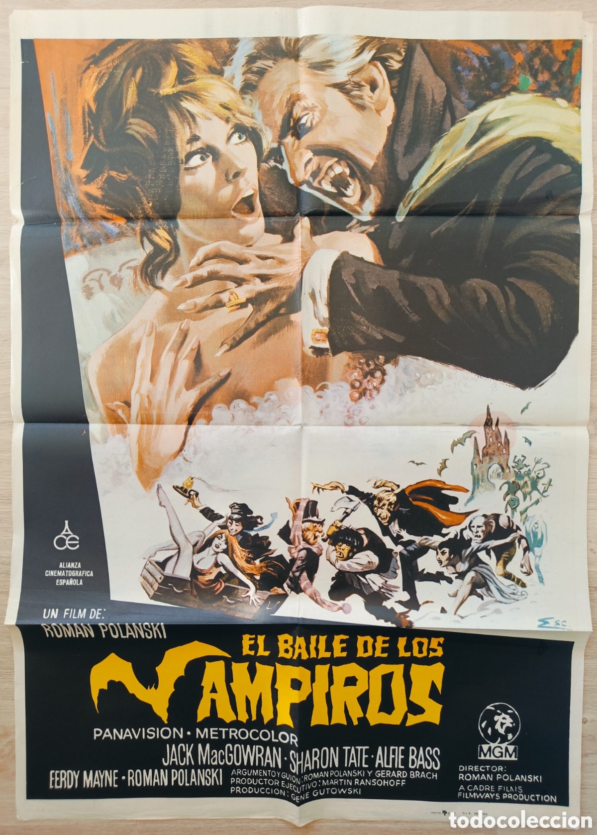 Cine: CARTEL CINE EL BAILE DE LOS VAMPIROS ROMAN POLANSKI 1979 C1382