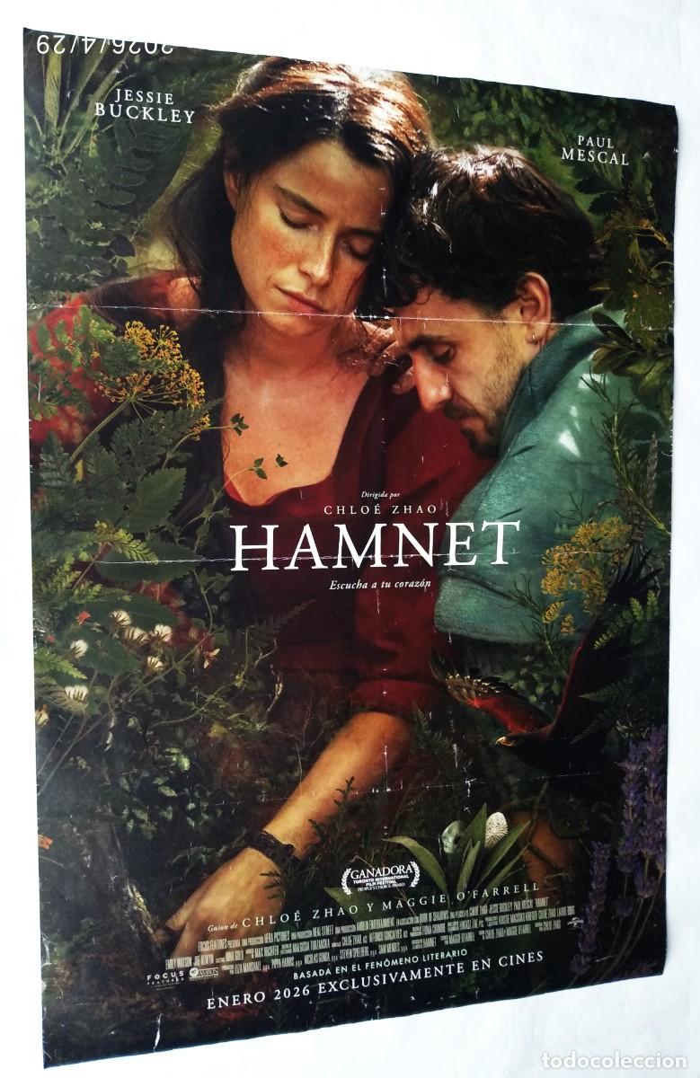 Cine: HAMNET, con JessieBuckley. P&Oacute;STER 68 X 98 cms.