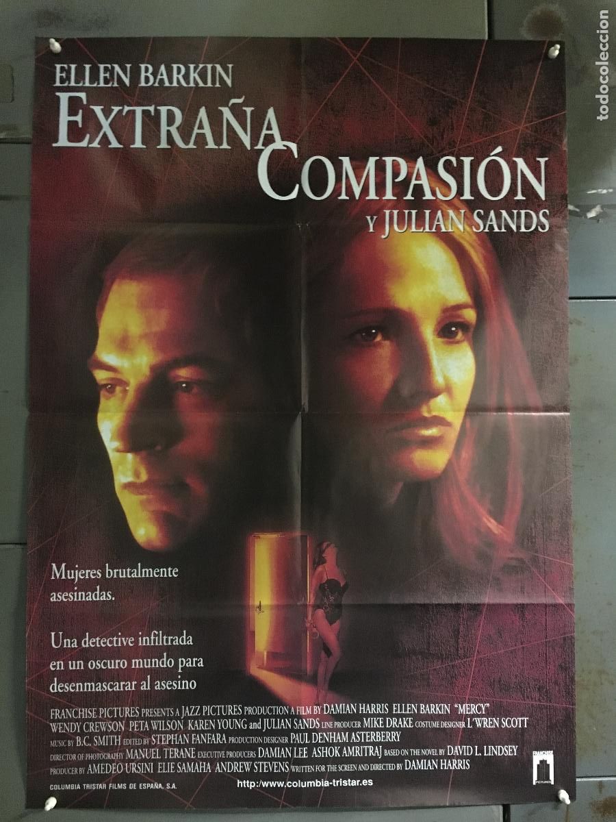 Cine: AFH59 EXTRA&Ntilde;A COMPASION ELLEN BARKIN JULIAN SANDS POSTER ORIGINAL ESTRENO 70X100 h0