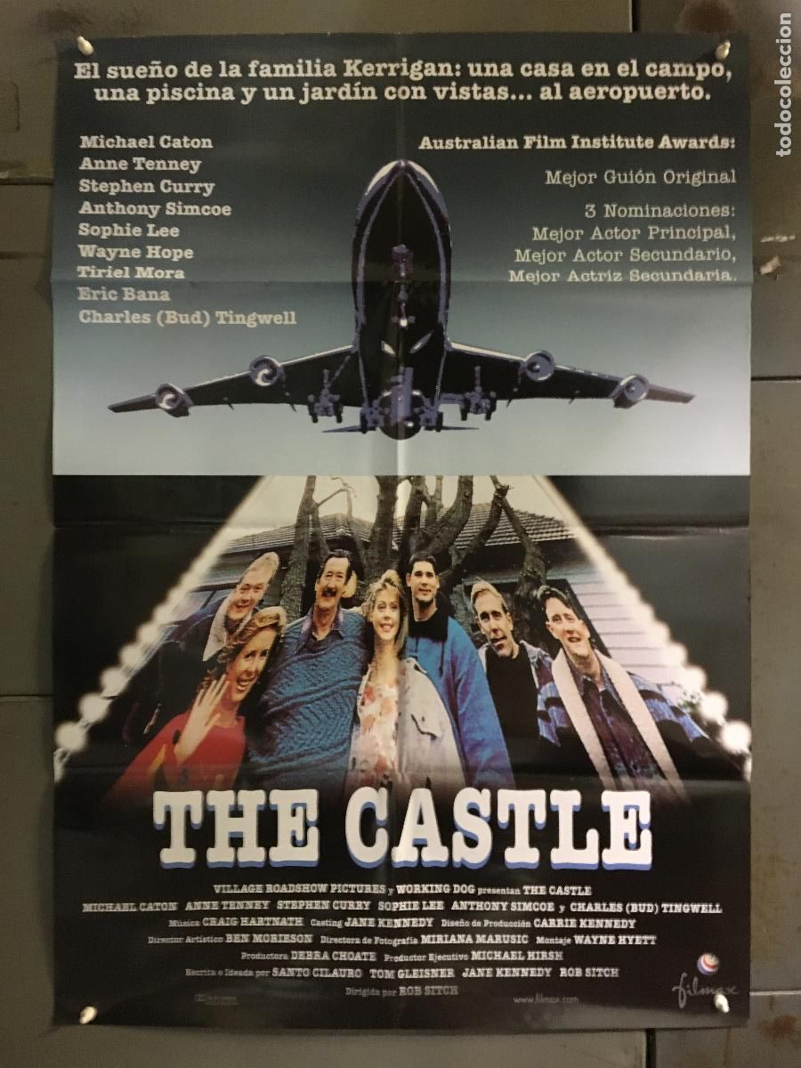 Cine: AFH63 THE CASTLE MICHAEL CATON ANNE TENNEY POSTER ORIGINAL 70X100 ESTRENO h0
