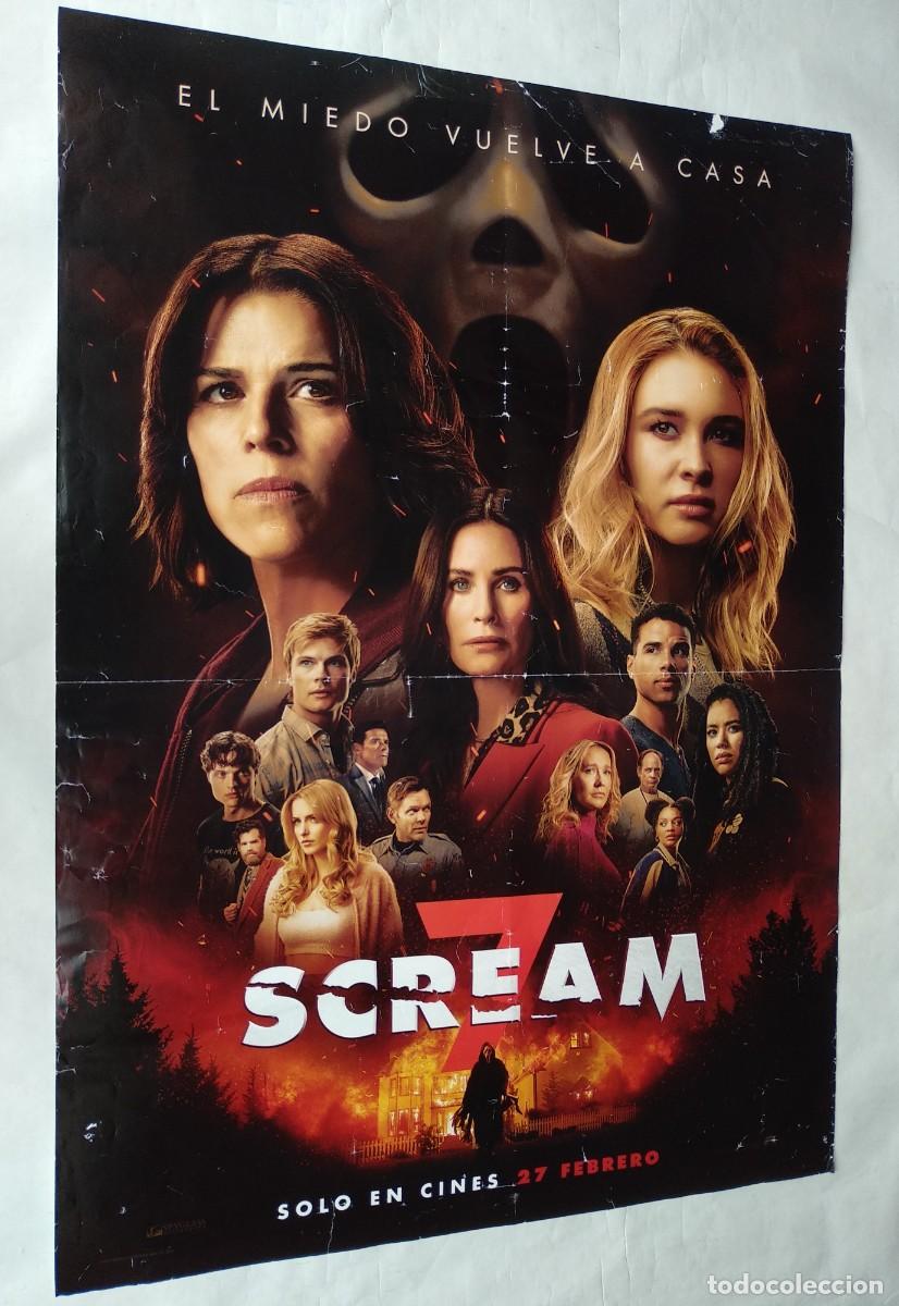 Cine: SCREAM 7, con Neve Campbell. P&Oacute;STER 70 X 99 cms.