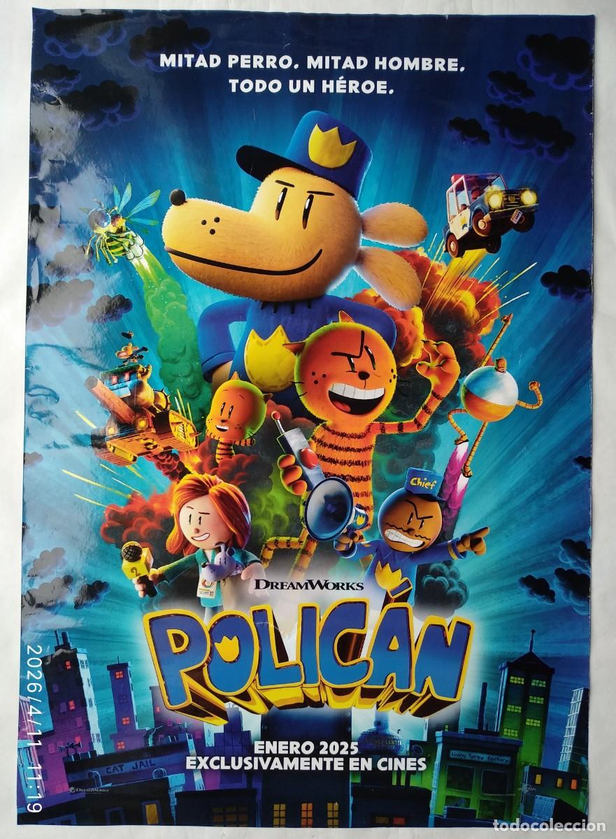 Cine: POLICAN. P&Oacute;STER 68 X 98 cms. - Foto 1