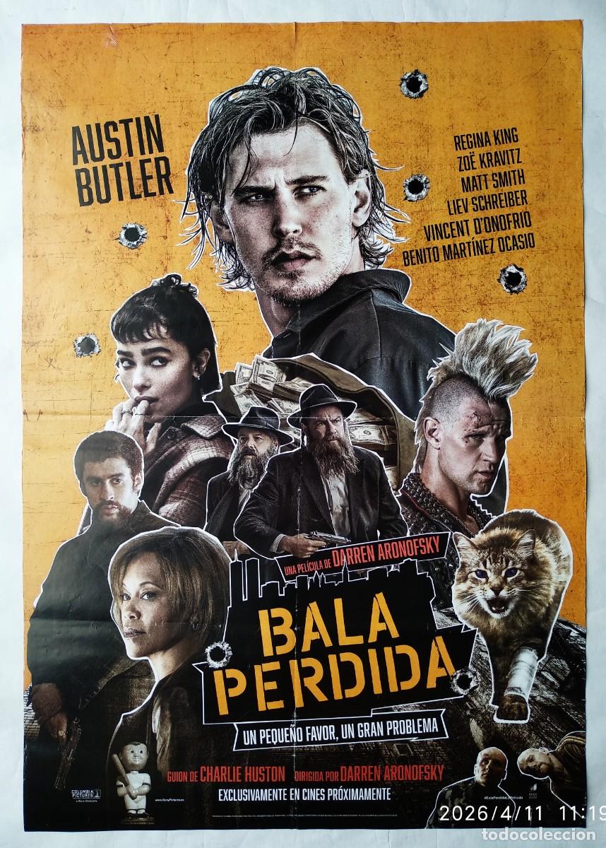 Cine: BALA PERDIDA, con Austin Butler. P&Oacute;STER 68 X 98 cms.