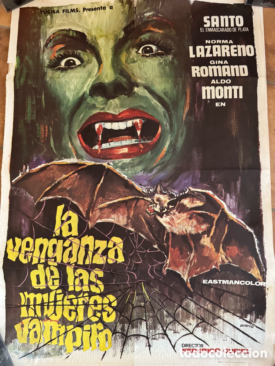 Cine: LA VENGANZA DE LAS MUJERES VAMPIRO POSTER ORIGINAL