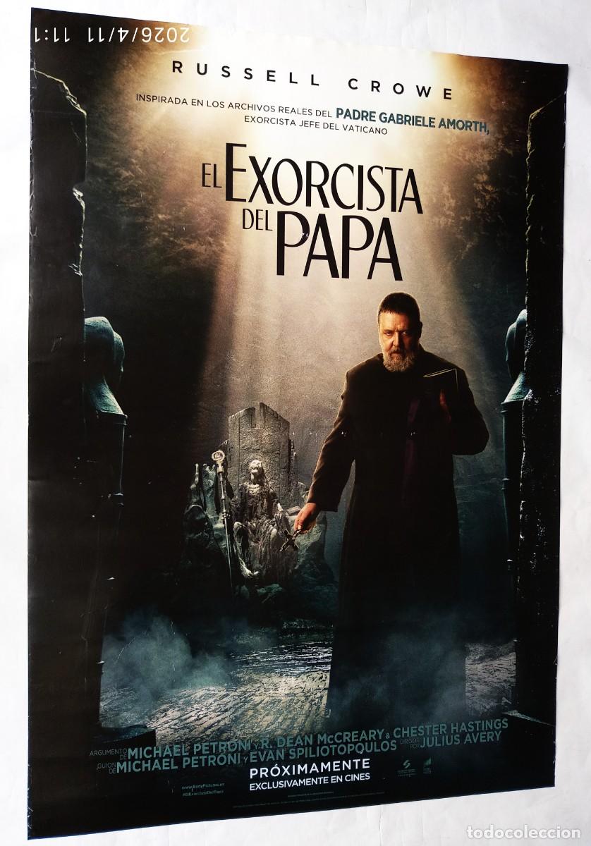 Cine: EL EXORCISTA DEL PAPA, con Russell Crowe. P&Oacute;STER 68 X 98 cms.