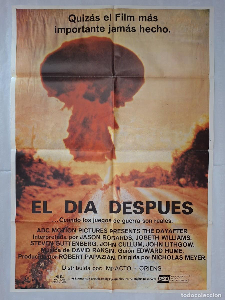 Cine: ANTIGUO CARTEL CINE EL DIA DESPUES A&Ntilde;O 1983 RV P-1922