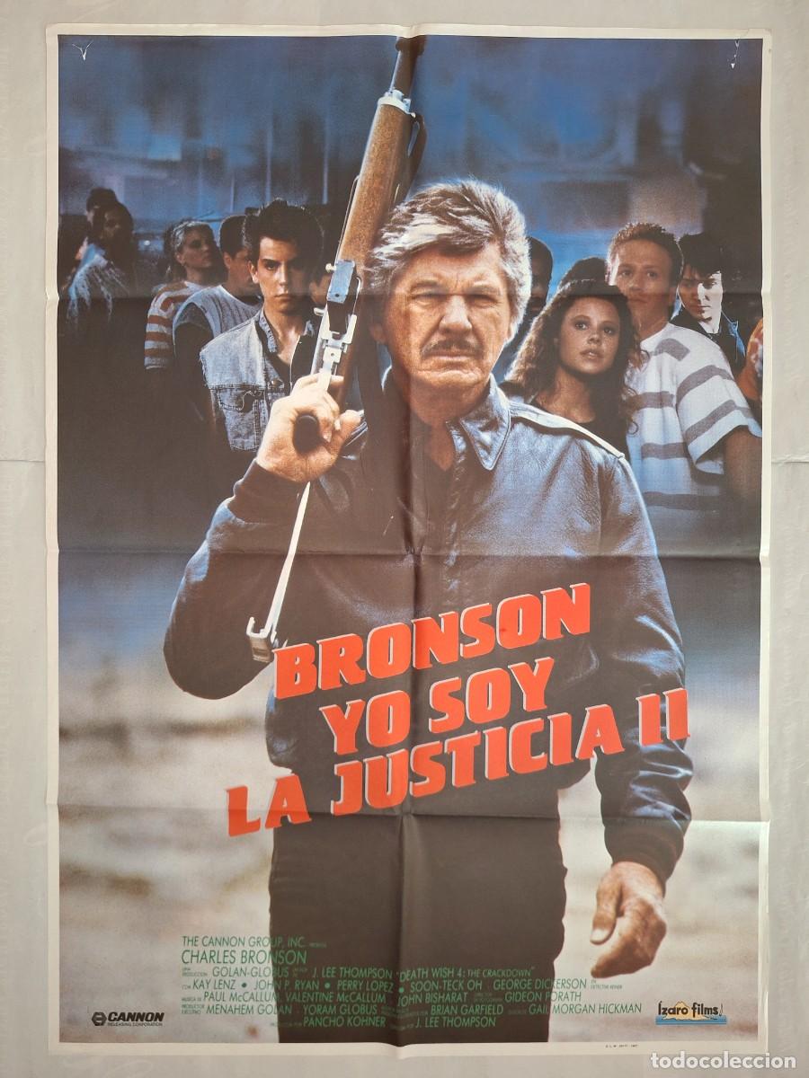 Cine: ANTIGUO CARTEL CINE BRONSON YO SOY LA JUSTICIA II RV P-1922