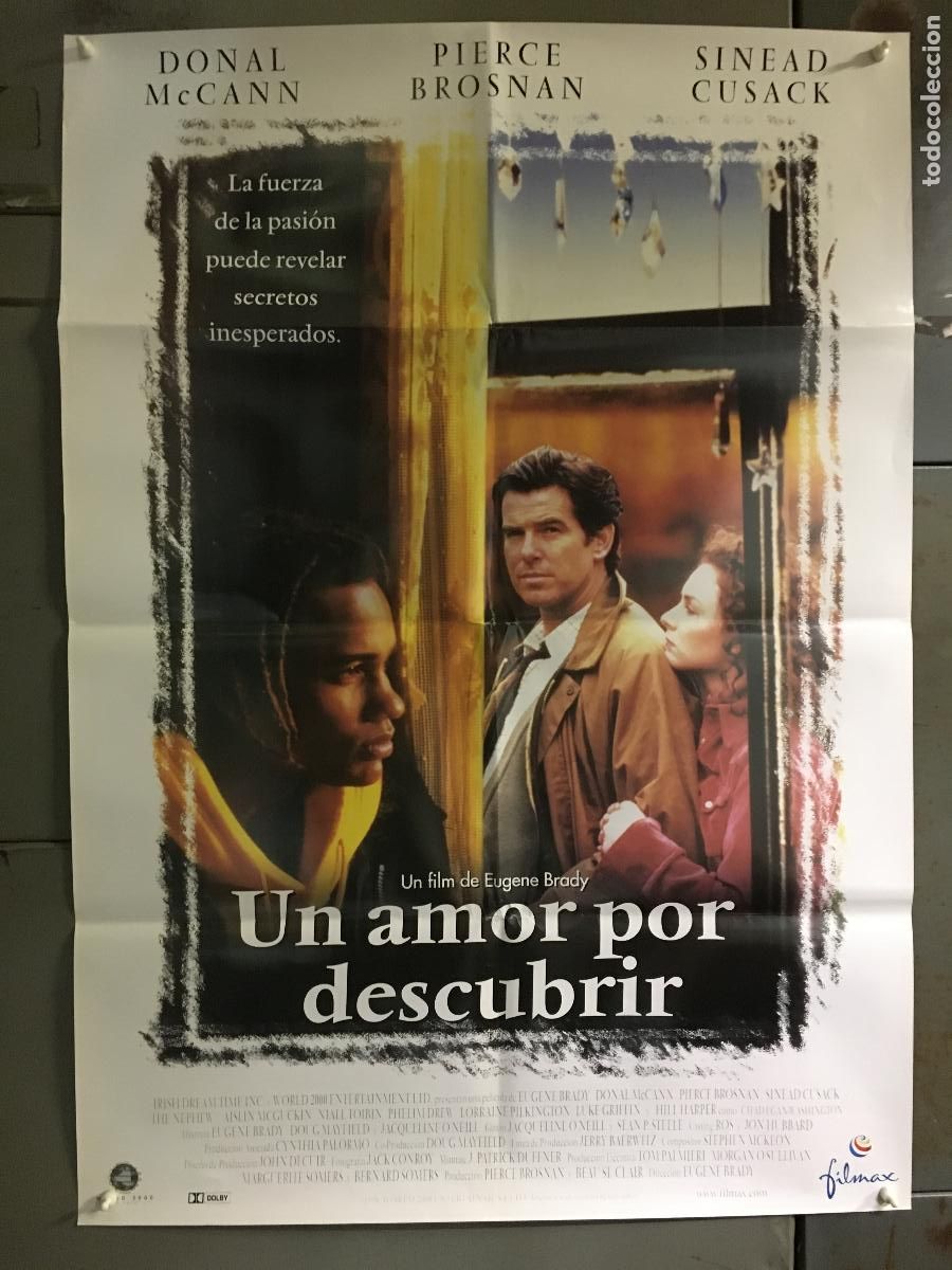 Cine: AFH71 UN AMOR POR DESCUBRIR PIERCE BROSNAN SINEAD CUSACK POSTER ORIGINAL ESTRENO 70X100 h0