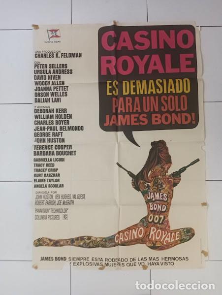 Cine: VKD 2273 CASINO ROYALE JAMES BOND 007 WOODY ALLEN POSTER ORIGINAL ESPA&Ntilde;OL 70X100 R-77