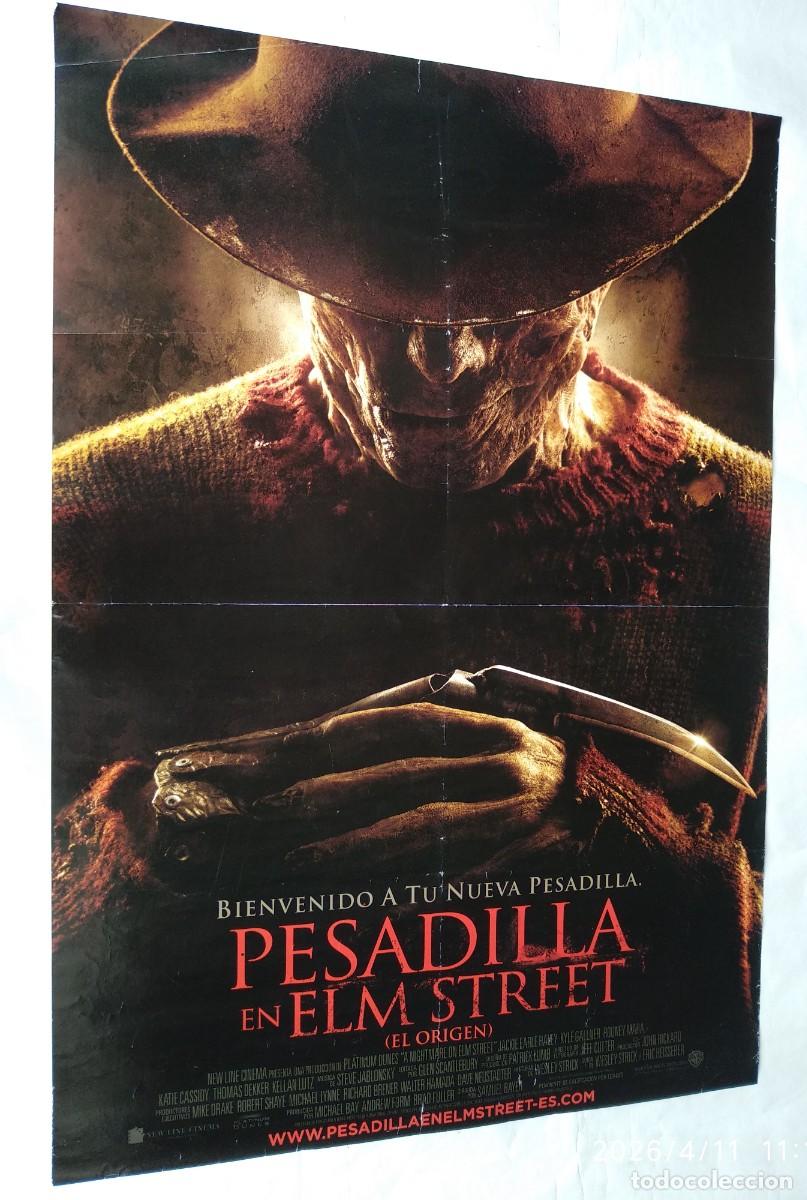 Cine: PESADILLA EN ELM STREET (EL ORIGEN), de Samuel Bayer. P&Oacute;STER 68,5 X 98,5 cms. 2010.
