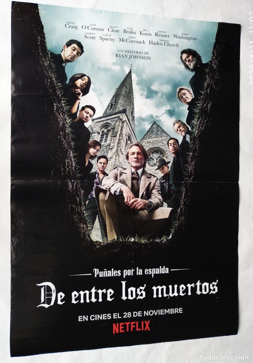 Cine: DE ENTRE LOS MUERTOS, con Daniel Craig. P&Oacute;STER 68 X 98, cms.