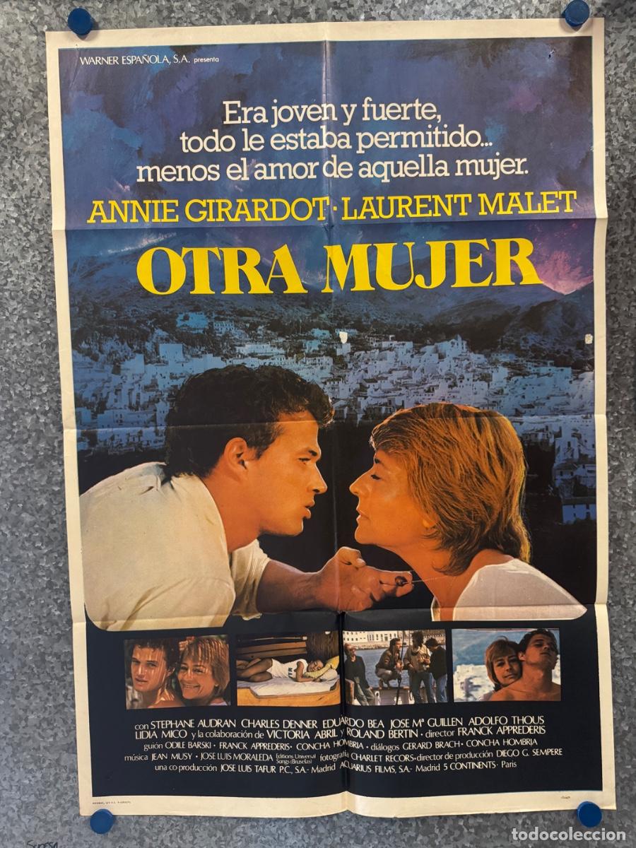 Cine: Otra mujer, Annie Girardot, Laurent Malet, A&ntilde;o 1981, POSTER ORIGINAL