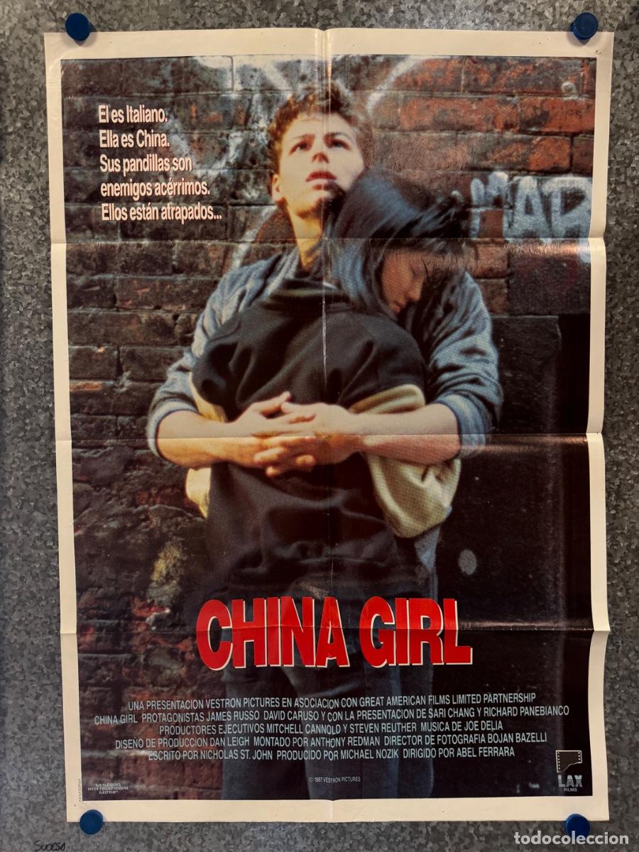 Cine: China Girl, James Russo, David Caruso, POSTER ORIGINAL
