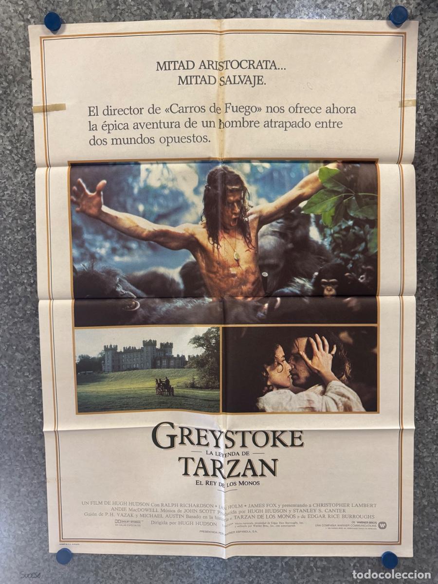 Cine: La leyenda de Tarzan, Ralph Richardison, Ian Holm, A&ntilde;o 1984, POSTER ORIGINAL