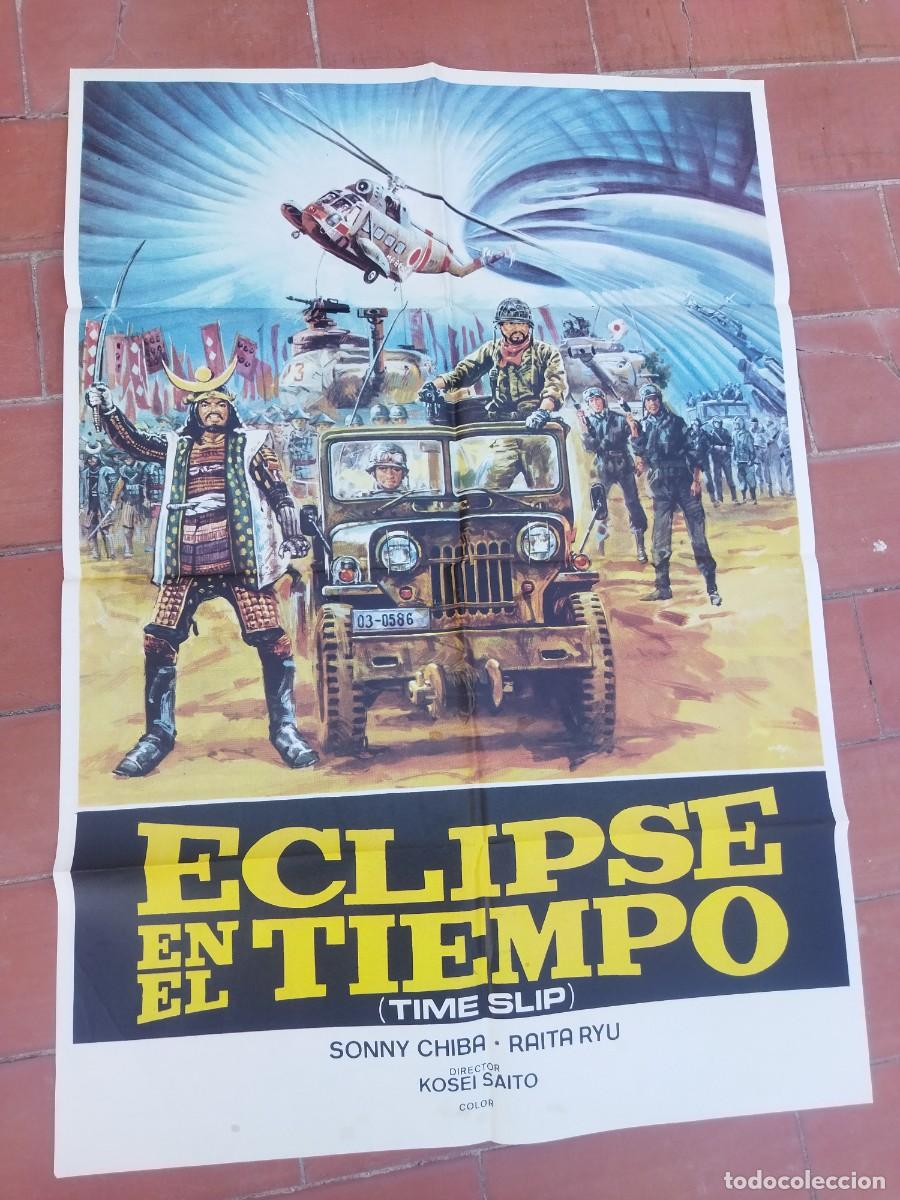 Cine: cartel de cine 70x 100 aprox movie poster ECLIPSE EN EL TIEMPO time slip kosei saito sonny chiba