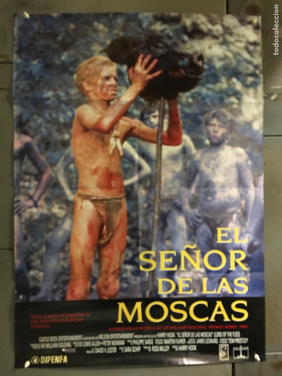 Cine: AFH94 EL SE&Ntilde;OR DE LAS MOSCAS POSTER ORIGINAL 70x100 ESTRENO h2