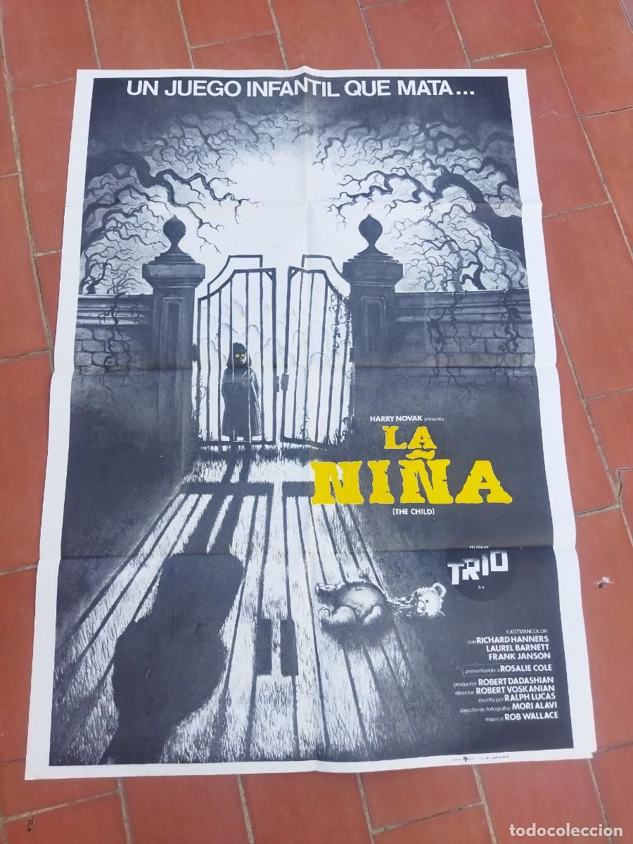 Cinema: cartel de cine 70x 100 aprox movie poster LA NI&Ntilde;A the child robert voskanian richard hanners