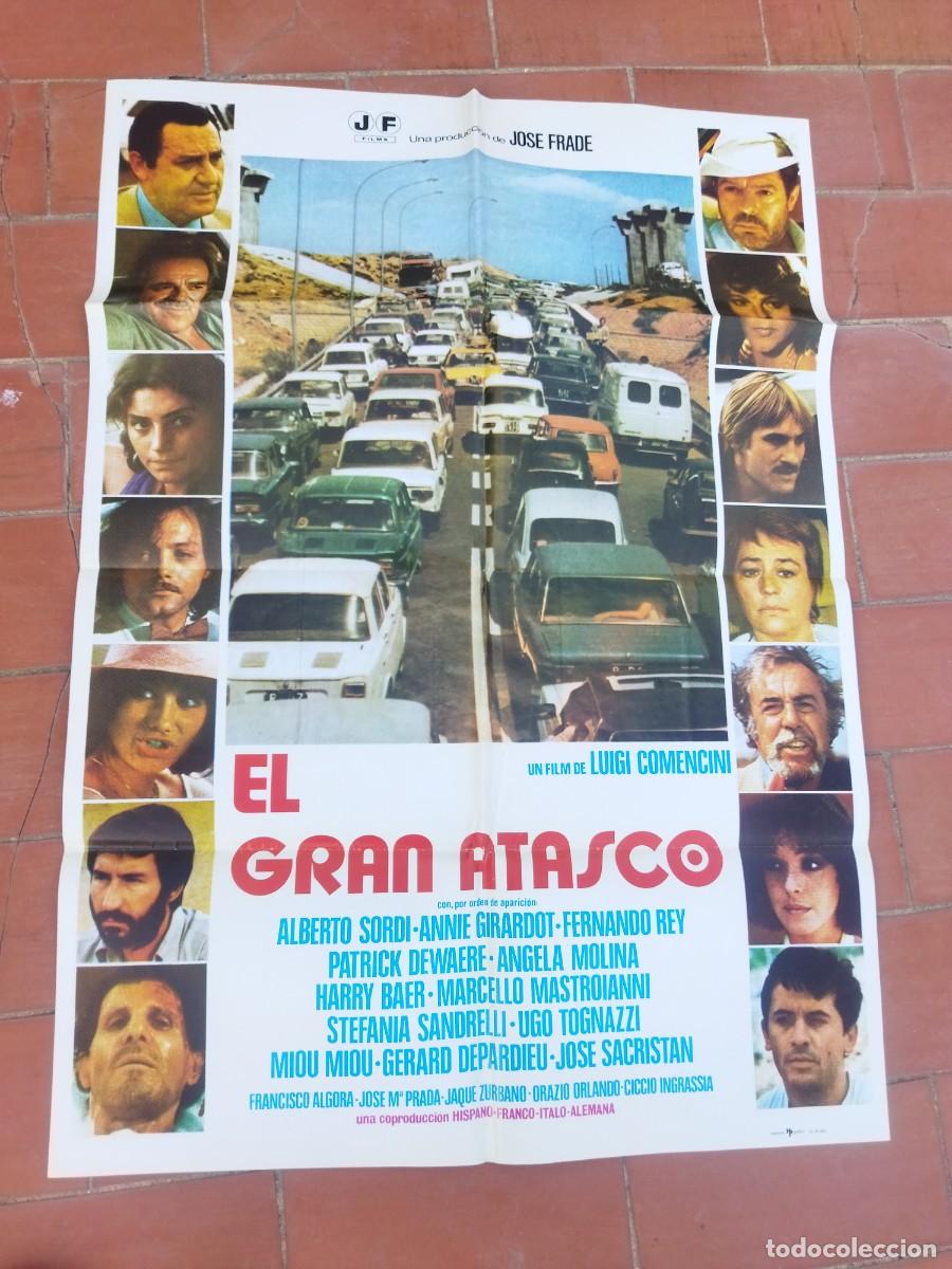 Cine: cartel de cine 70x 100 aprox movie poster EL GRAN ATASCO alberto sordi ligi comencini annie girardot