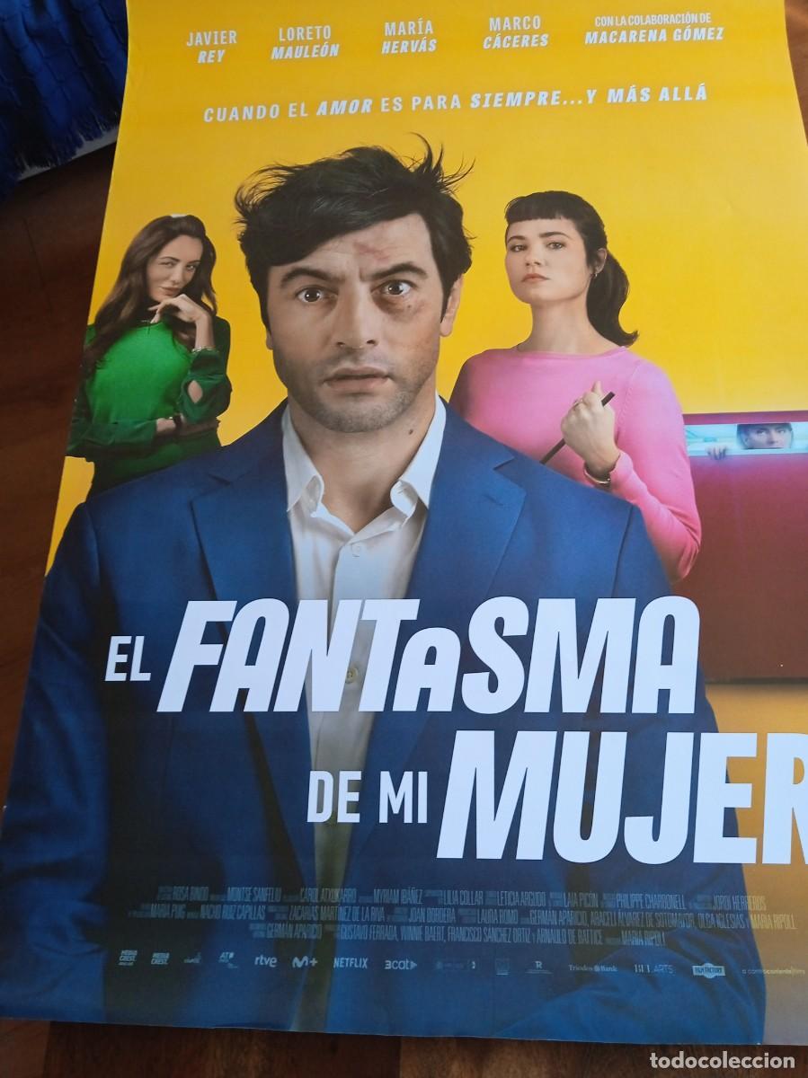 Cine: El fantasma de mi mujer - Javier Rey, Loreto Maule&oacute;n, Mar&iacute;a Herv&aacute;s - Poster original Acontra 2025