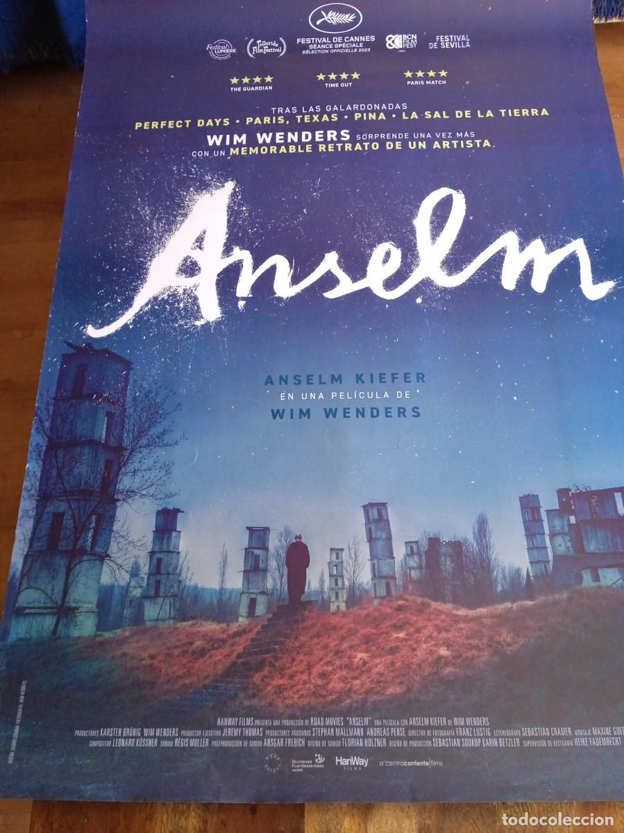 Cine: Anselm - Anselm Kiefer - Dir. Wim Wenders - Poster original Acontra 2023 Documental