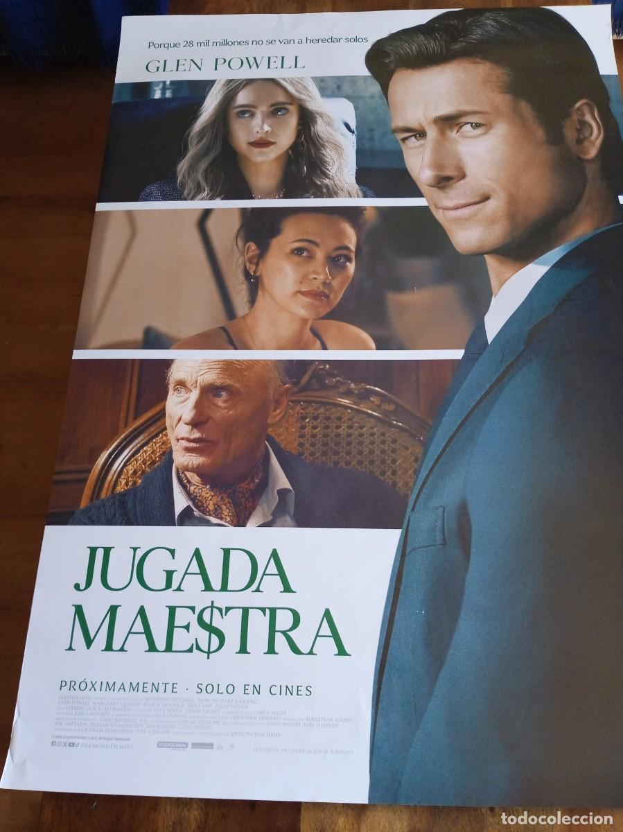 Cine: Jugada maestra - Glen Powell, Margaret Qualley, Ed Harris - Poster original Diamond 2026