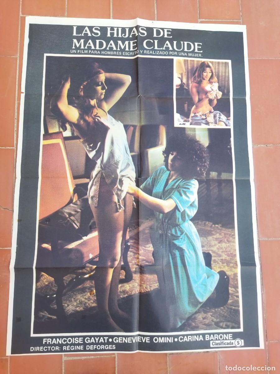 Cine: cartel de cine 70x 100 aprox movie poster LAS HIJAS DE MADAME CLAUDE regine deforges