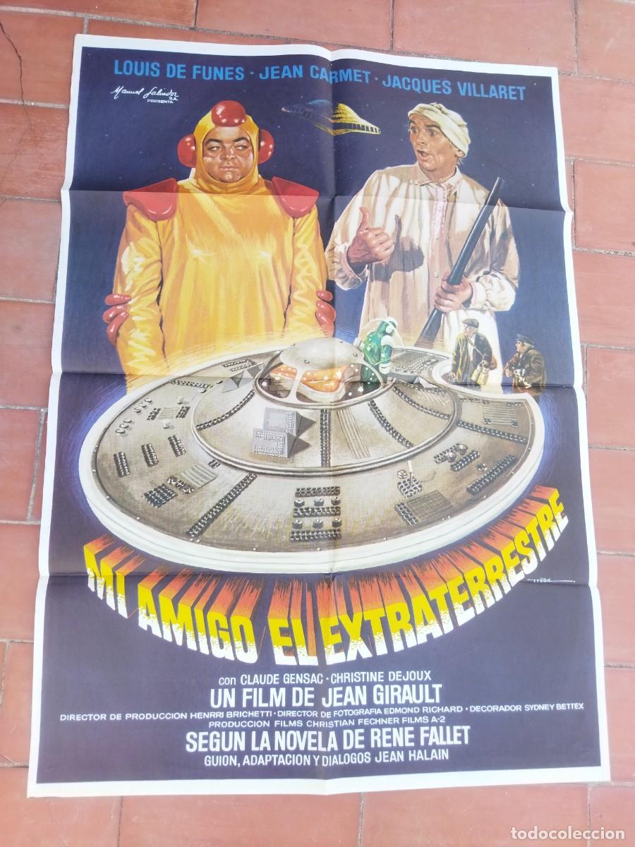 Cine: cartel de cine 70x 100 aprox movie poster MI AMIGO EL EXTRATERRESTRE luis de funes jean girault