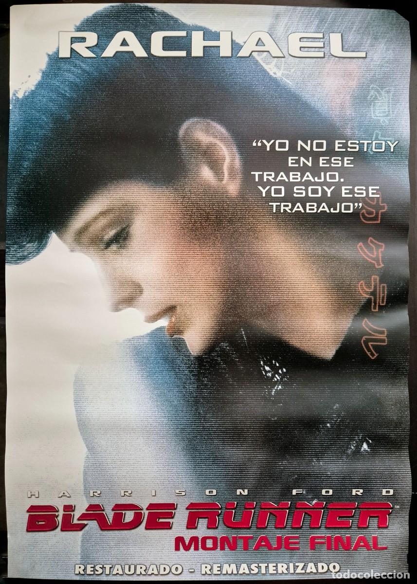 Cine: Blade Runner - Rachel. P&oacute;ster oficial del lanzamiento del montaje final remasterizado