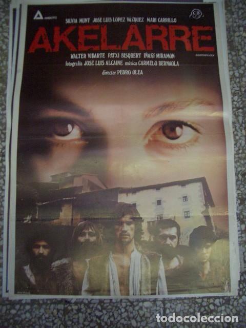 Cine: P&oacute;ster original de cine 70x100xm AKELARRE SILVIA MUNT LOPEZ VAZQUEZ MARI CARRILLO PEDRO OLEA
