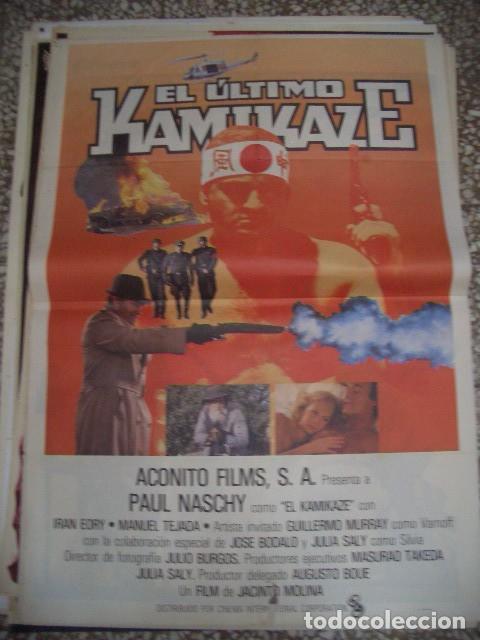 Cine: P&oacute;ster original de cine 70x100xm ultimo kamikaze paul naschy jacinto molina