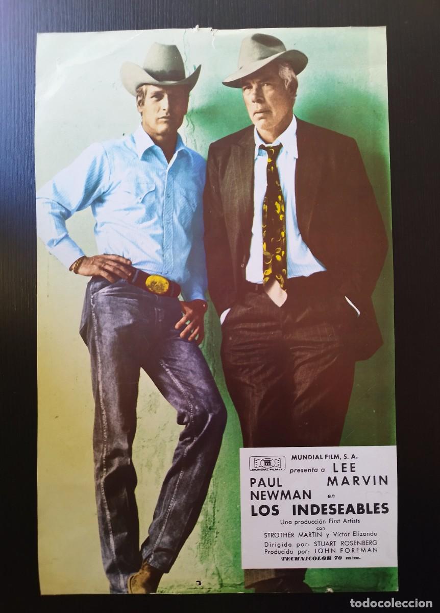 Cine: Los indeseables (Pocket Money) 1972 y Lee Marvin - Cartel / Fotocromo grande original