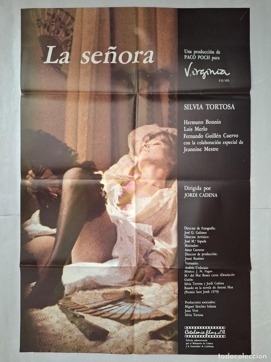 Cine: ANTIGUO CARTEL CINE LA SE&Ntilde;ORA SIVIA TORTOSA RV P-1927