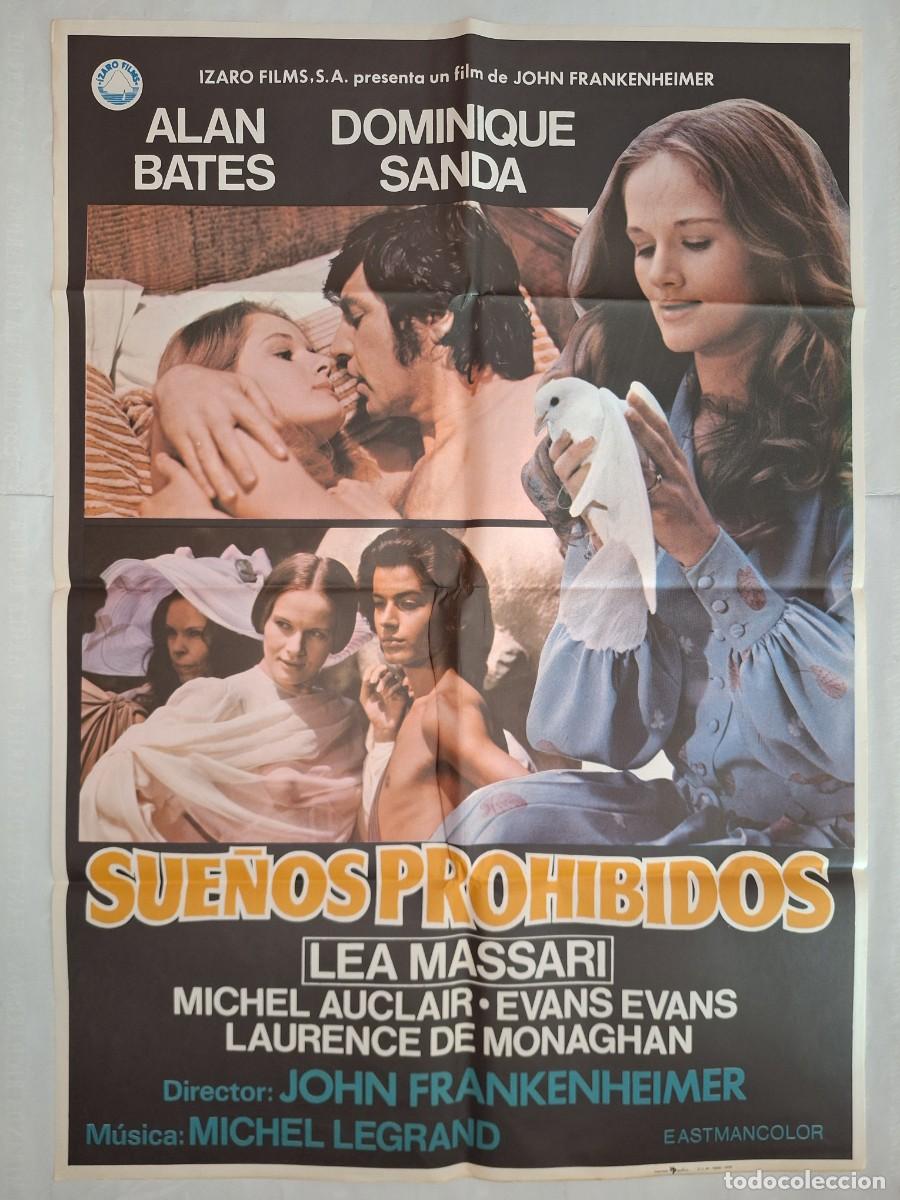 Cine: ANTIGUO CARTEL CINE SUE&Ntilde;OS PROHIBIDOS RV P-1928