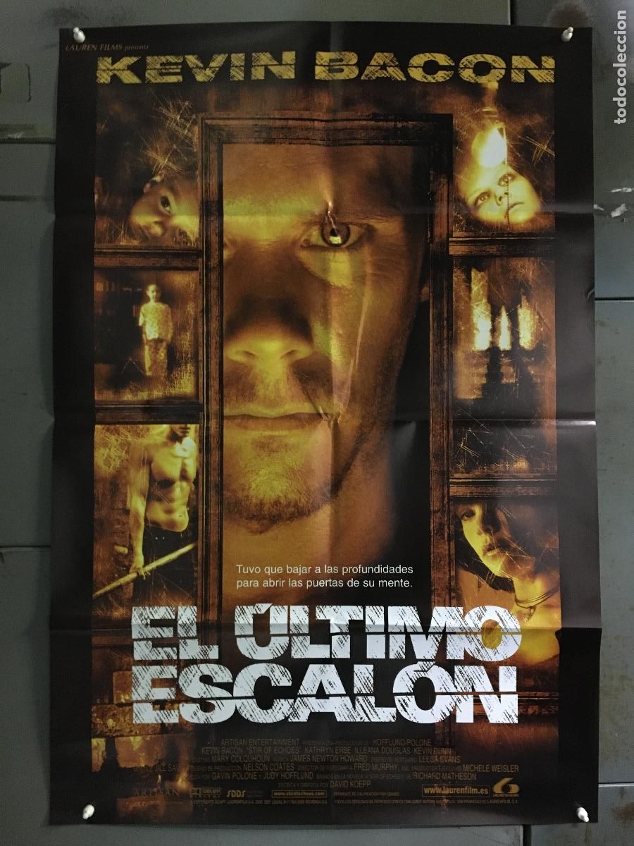 Cine: AFI14 EL ULTIMO ESCALON KEVIN BACON POSTER ORIGINAL 70X100 ESTRENO h4