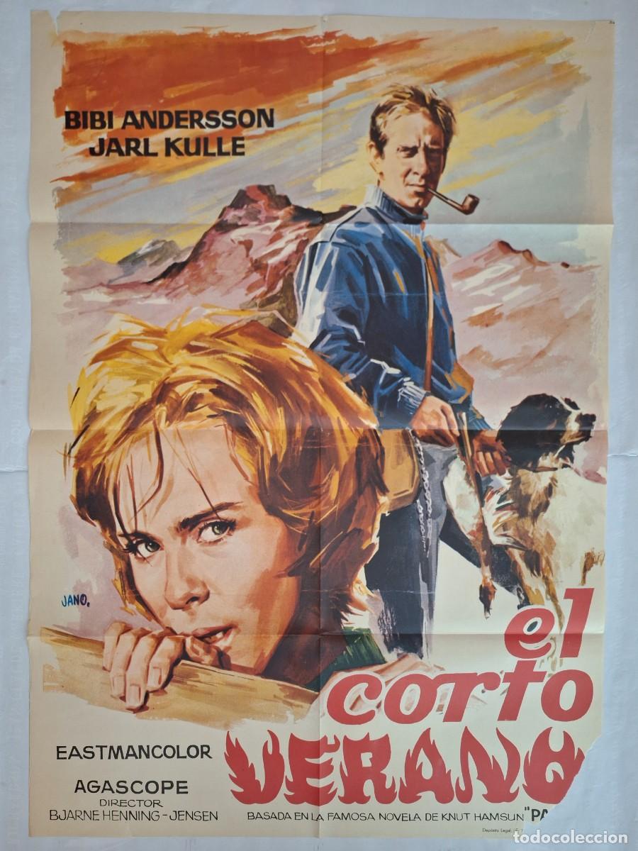 Cine: ANTIGUO CARTEL CINE EL CORTO VERANO BIBI ANDERSSON A&Ntilde;O 1965 JANO RV P-1934