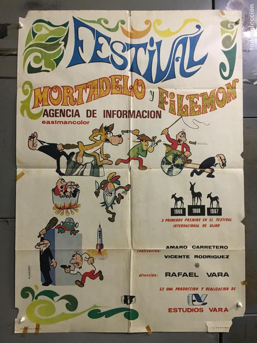 Cine: AFI17 FESTIVAL MORTADELO Y FILEMON IBA&Ntilde;EZ POSTER ORIGINAL 70X100 ESTRENO h0