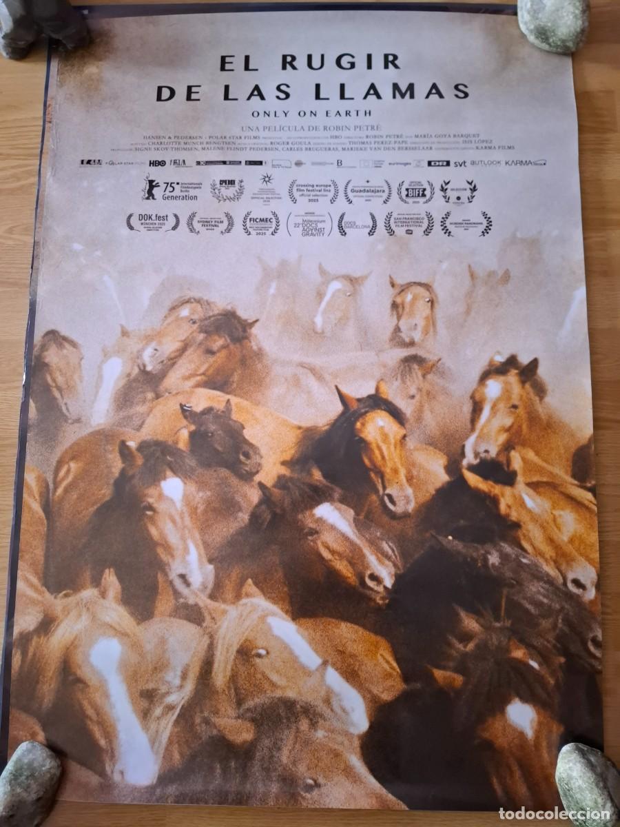Cine: El rugir de las llamas - aprox 70x100 Cartel ORIGINAL cine (L134)