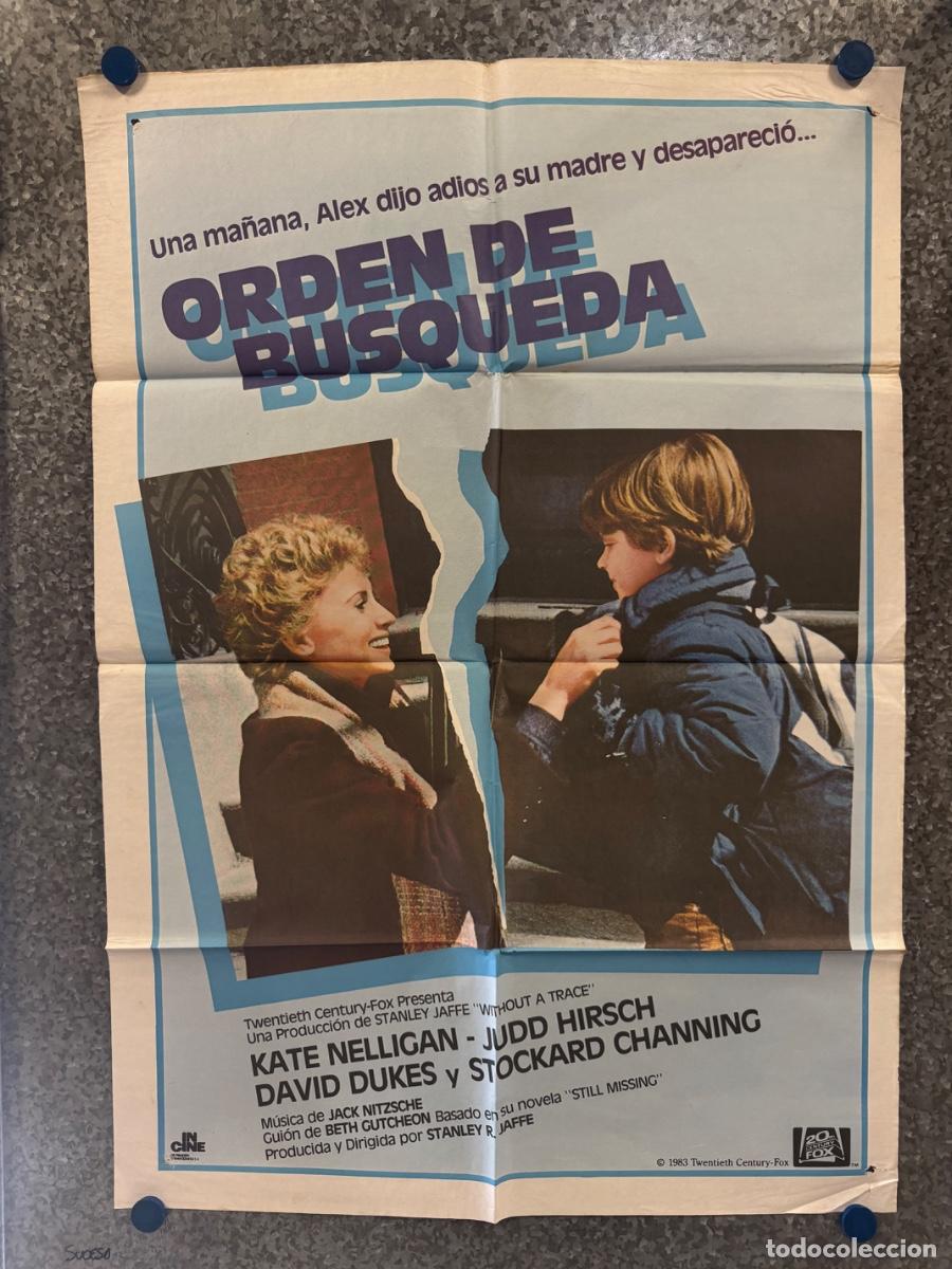 Cine: Orden de busqueda, Kate Nelligan, Judd Hirsch, A&ntilde;o 1983, POSTER ORIGINAL