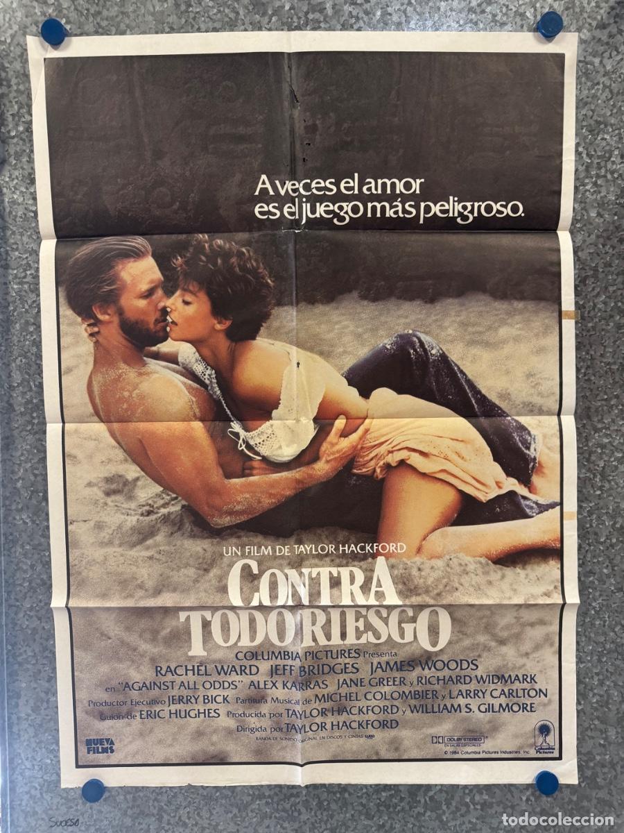 Cine: Contra todo riesgo, Rachel Ward, Jeff Bridges, A&ntilde;o 1984, POSTER ORIGINAL