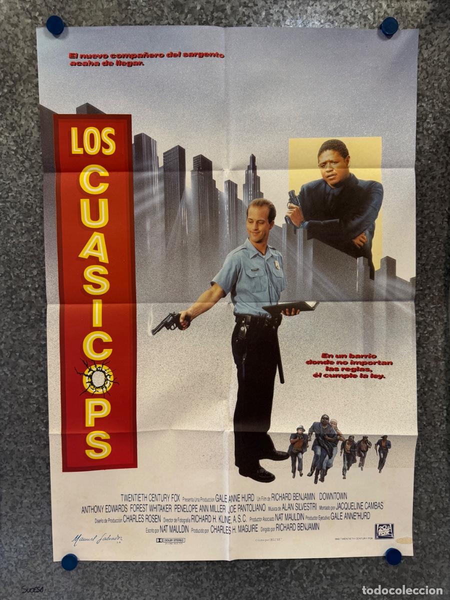 Cine: Los Cuasicops, Anthony Edwards, Forest Whitaker, A&ntilde;o 1990, POSTER ORIGINAL