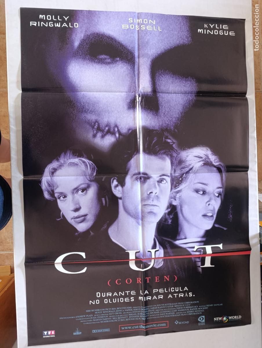 Cine: POSTER ORIGINAL CUT (CORTEN) - 97 X 68 CM - KYLIE MINOGUE (387)