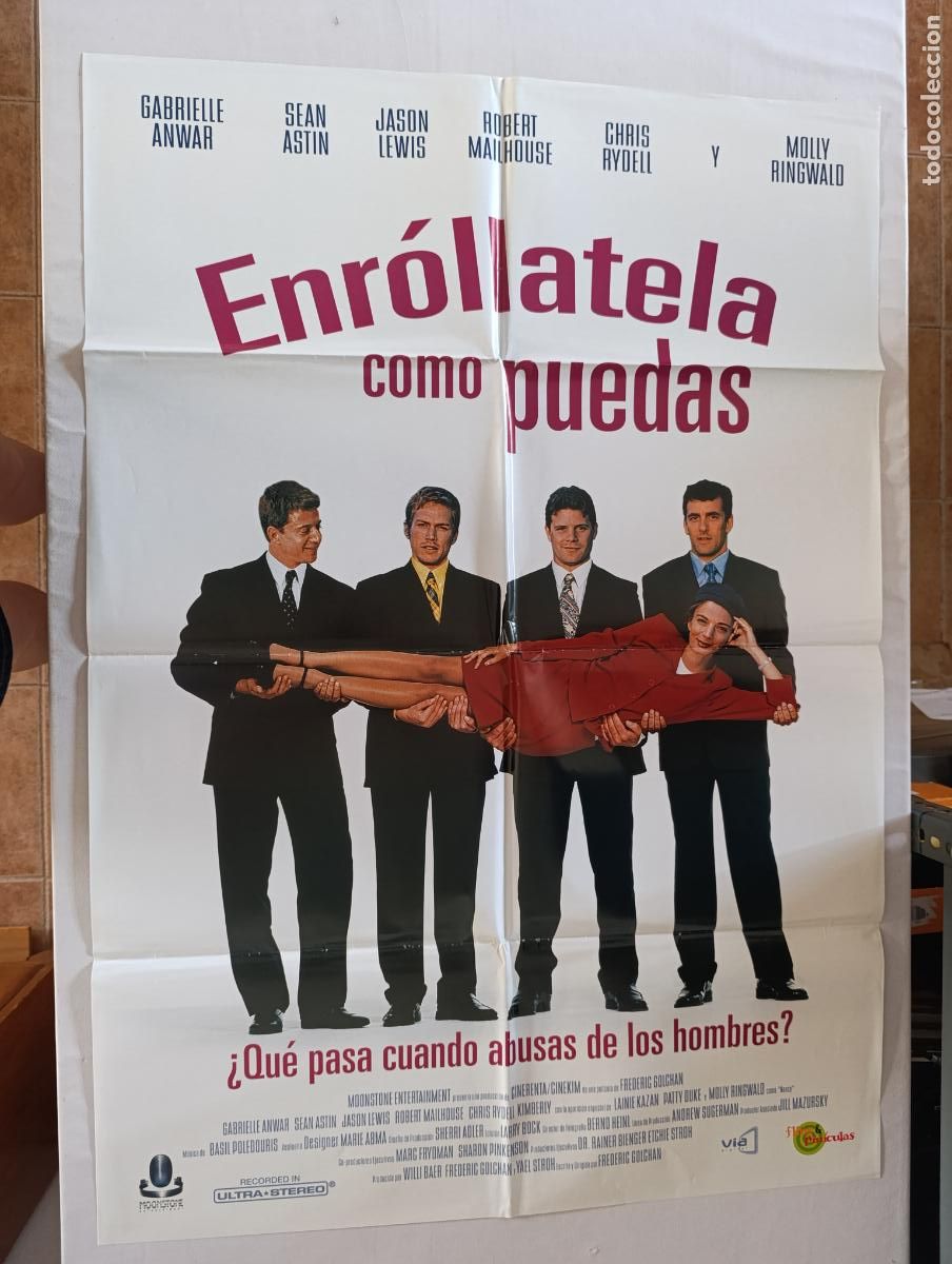 Cine: POSTER ORIGINAL ENROLLATELA COMO PUEDAS - 98 X 69 CM (387)