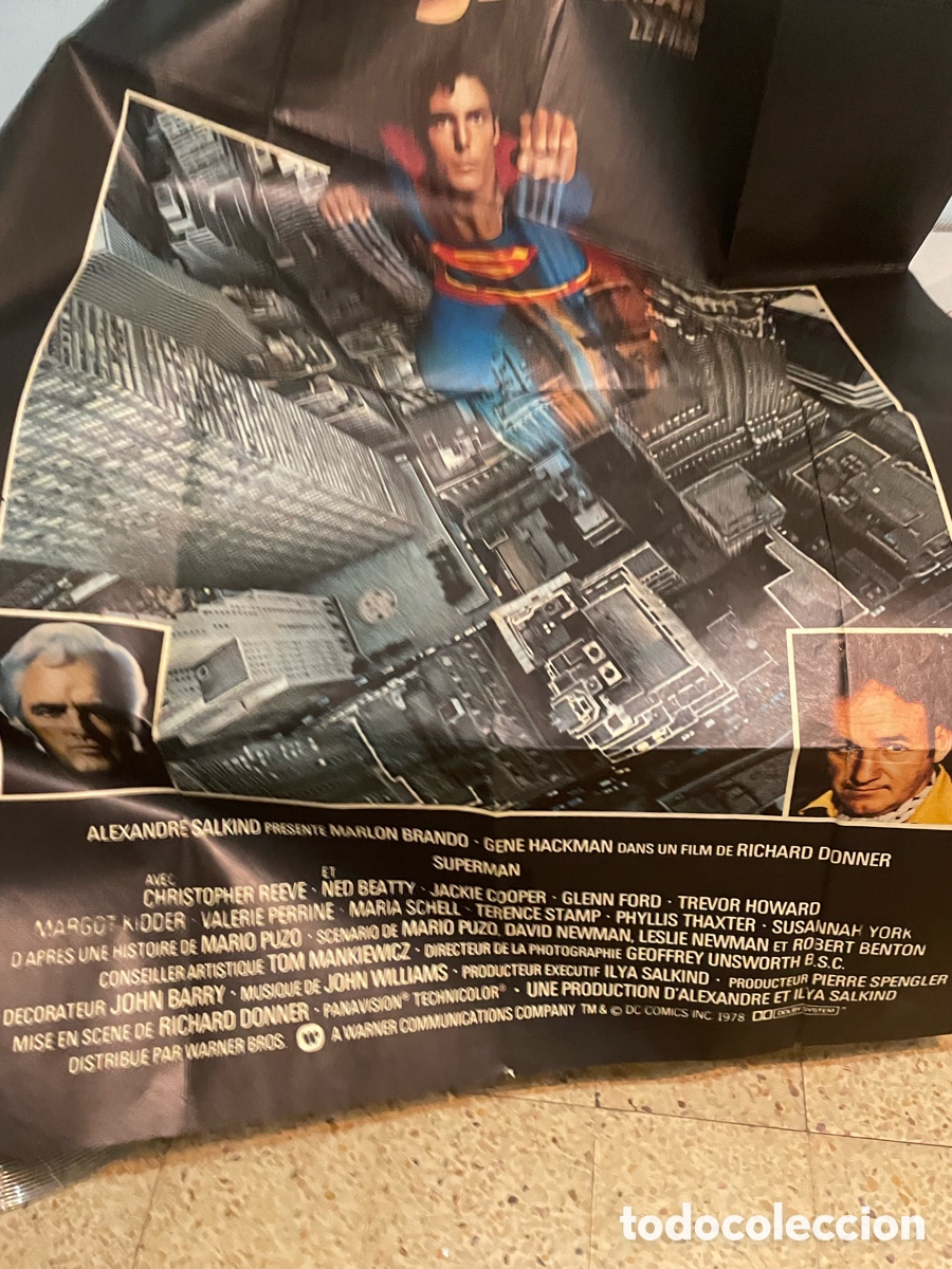 Cine: CARTEL DE CINE. SUPERMAN. ( GRAN TAMA&Ntilde;O)
