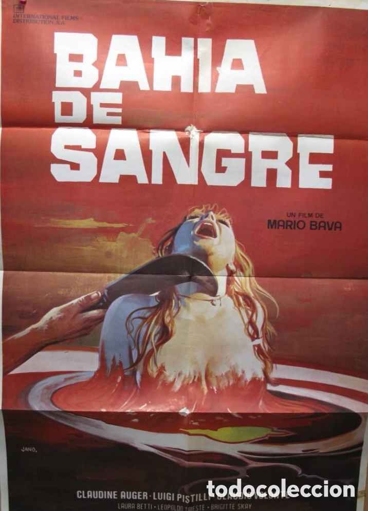 Cine: CARTEL DE CINE. BAH&Iacute;A DE SANGRE